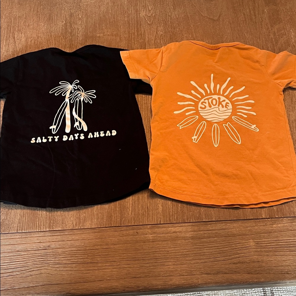Two Little Surfer Dude Teeshirts size 2T - Picture 6 of 9